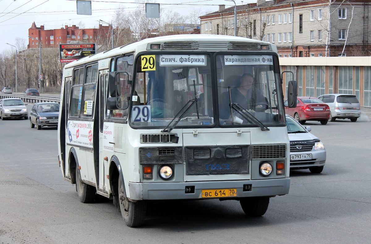 Томская область, ПАЗ-32054 № ВС 614 70