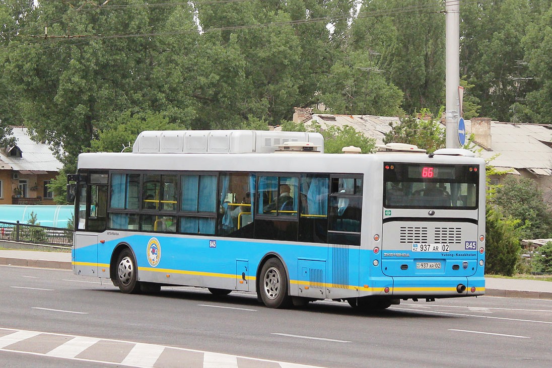 Алматы, Yutong ZK6118HGA № 845