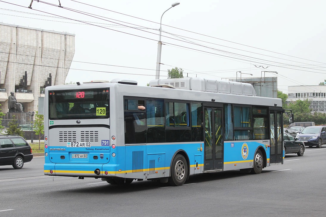 Алматы, Yutong ZK6118HGA № 791