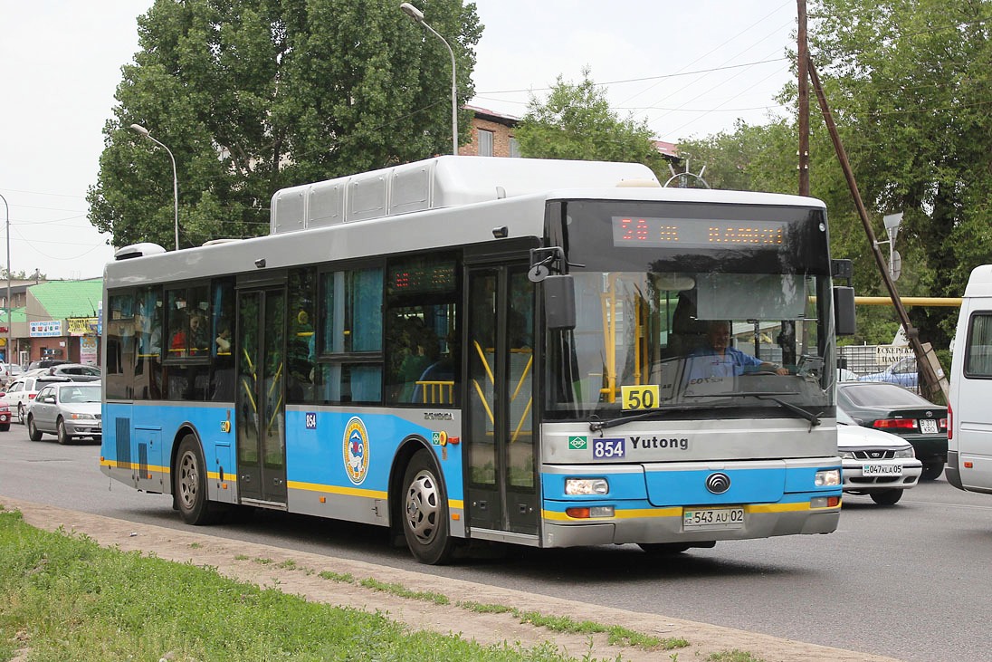 Алматы, Yutong ZK6118HGA № 854