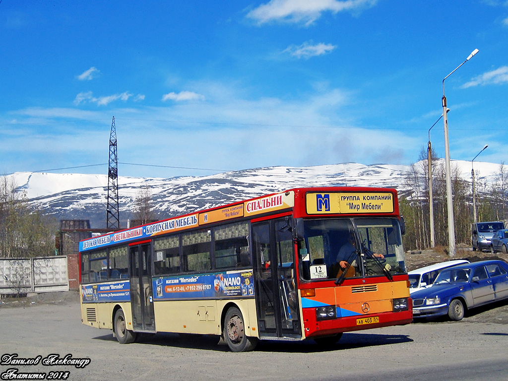 Мурманская область, Mercedes-Benz O405 № АВ 403 51