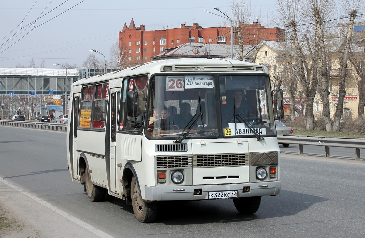 Томская область, ПАЗ-32054 № К 322 КС 70