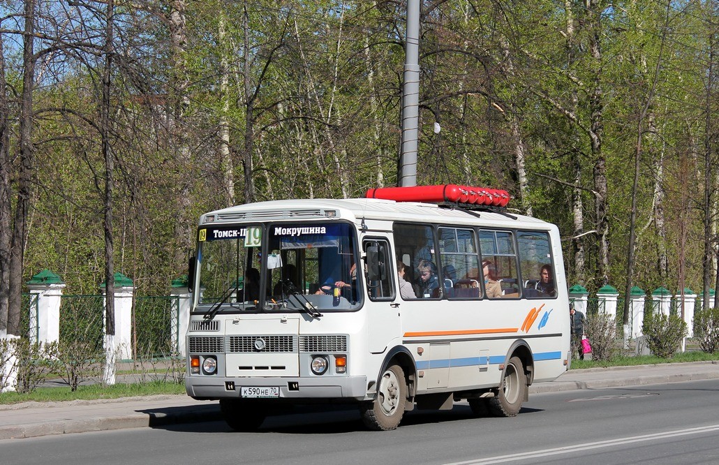 Томская область, ПАЗ-32054 № К 590 НЕ 70