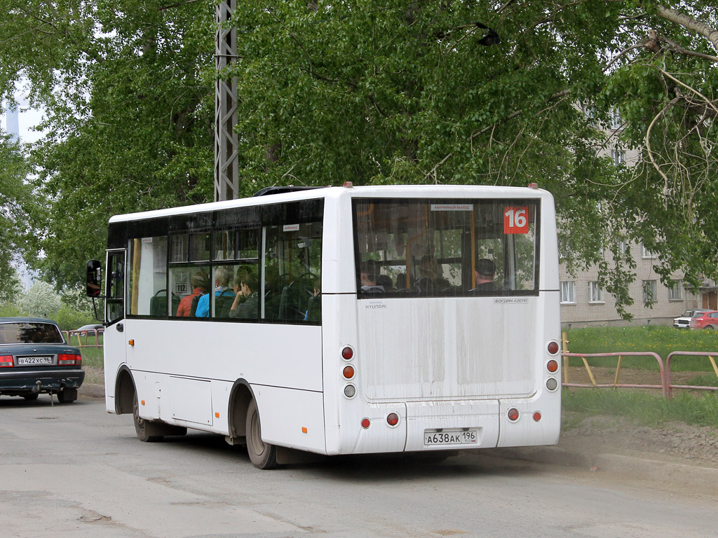 Свердловская область, Богдан А20111 № А 638 АК 196