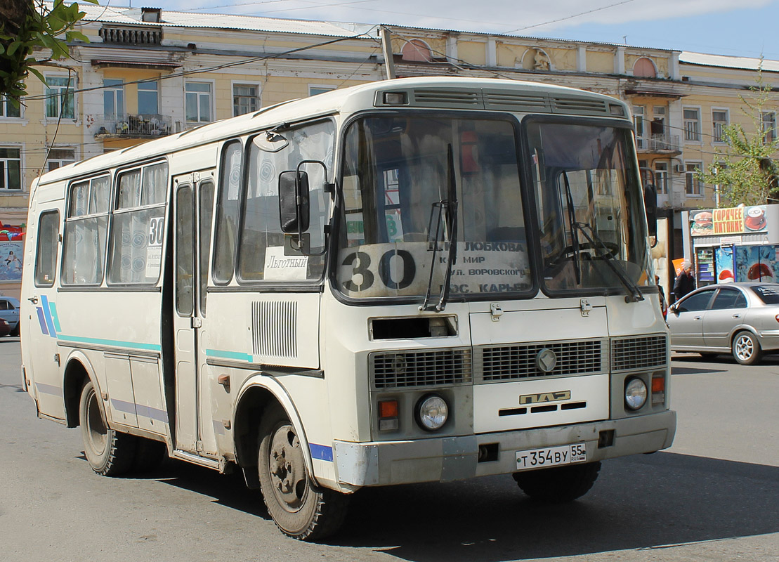 Омская область, ПАЗ-32053 № Т 354 ВУ 55