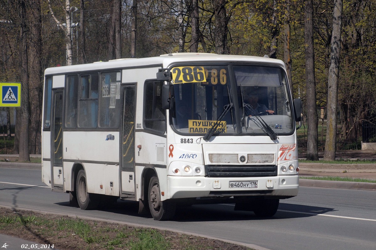 Санкт-Петербург, ПАЗ-320402-05 № 8843