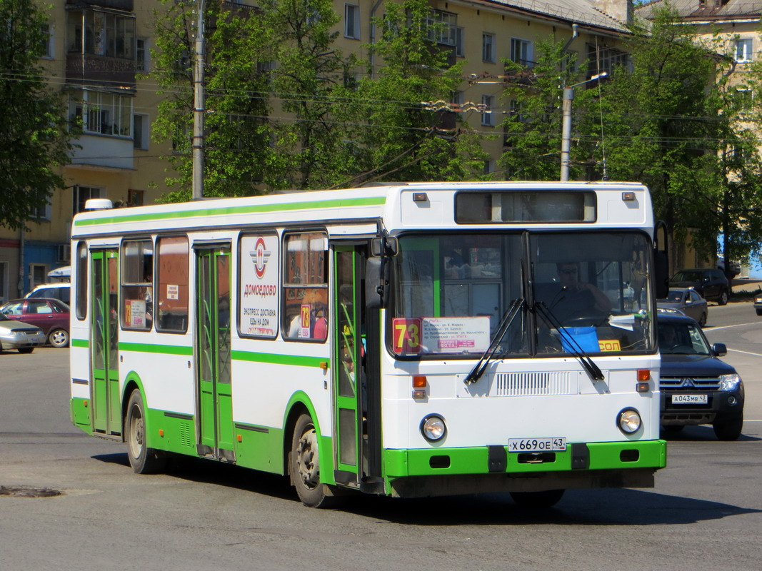 Kirov region, LiAZ-5256.40 Nr. Х 669 ОЕ 43