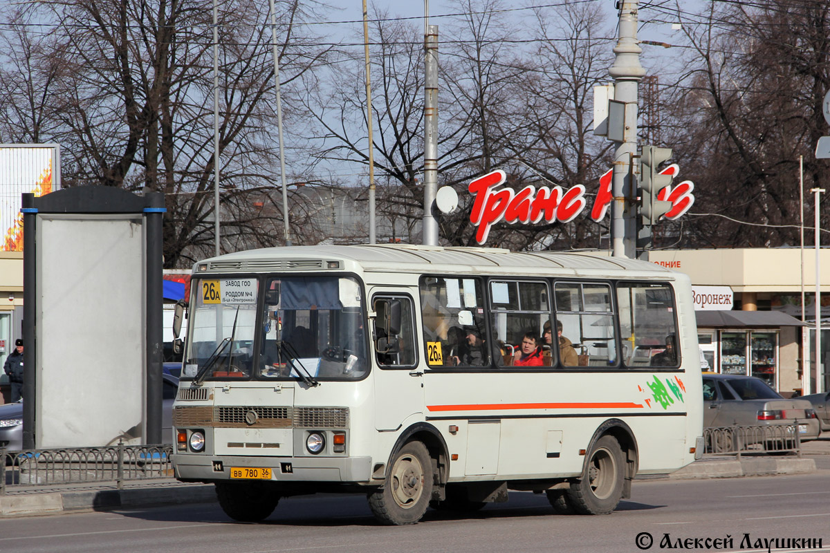 Воронежская область, ПАЗ-32054 № ВВ 780 36