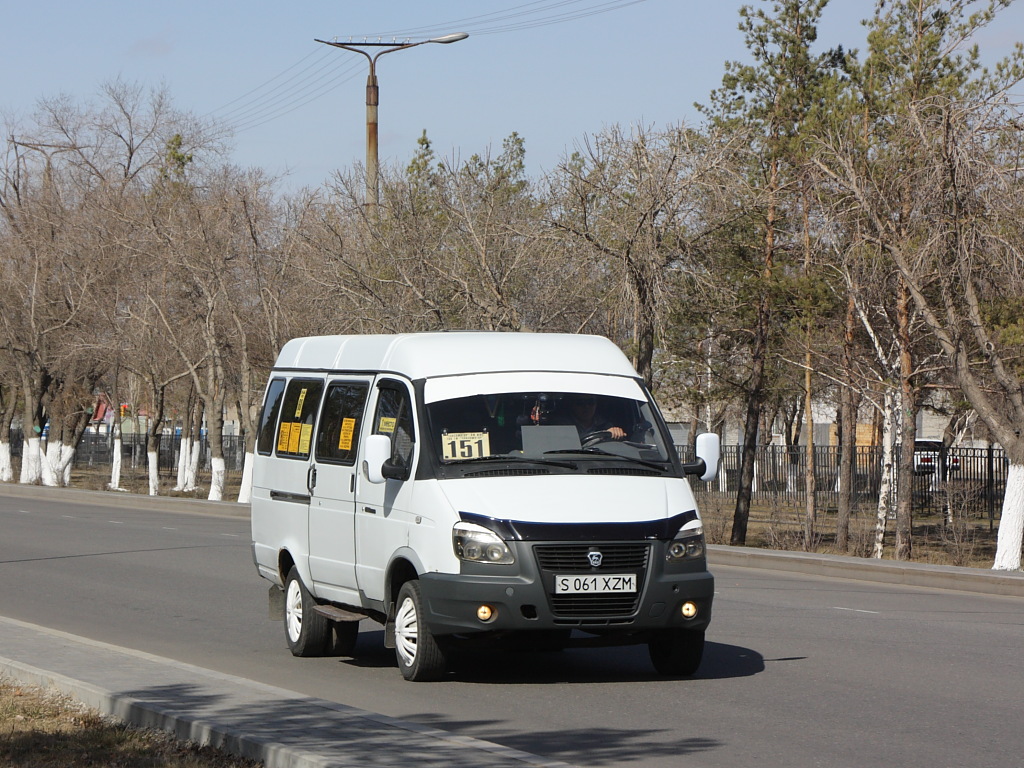 Pavlodar province, GAZ-322131 (undefinite) # S 061 XZM