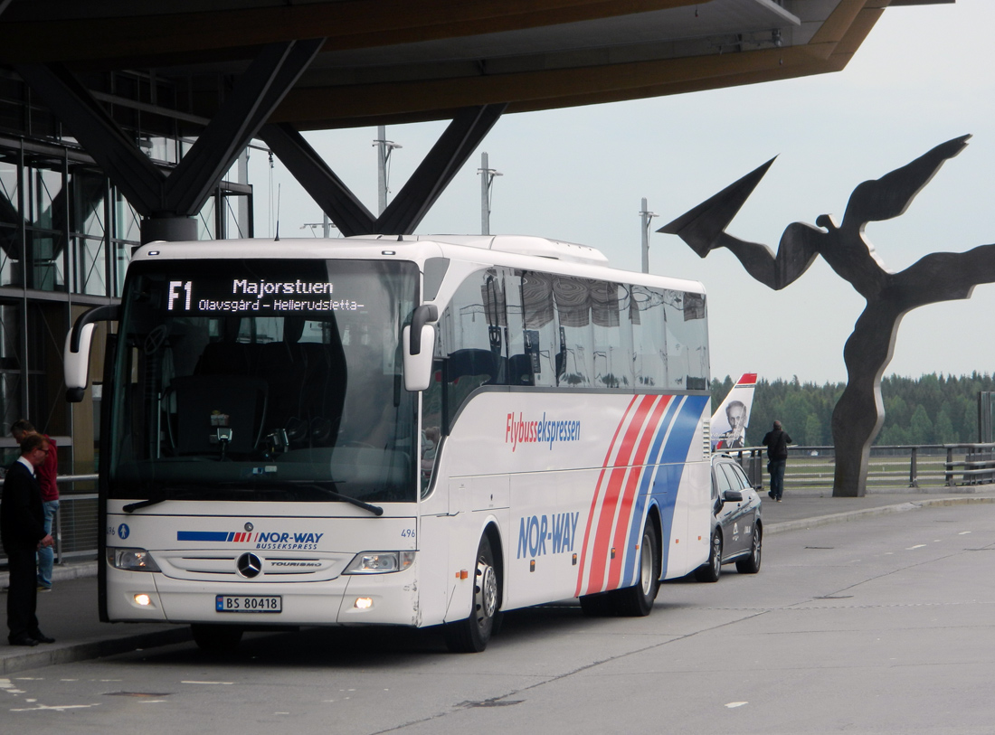 Норвегия, Mercedes-Benz Tourismo II M/2 16RHD № 496