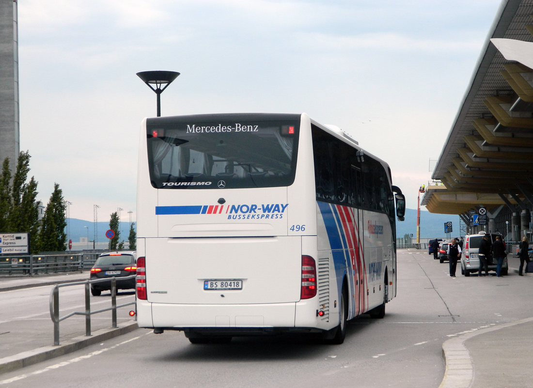 Норвегия, Mercedes-Benz Tourismo II M/2 16RHD № 496