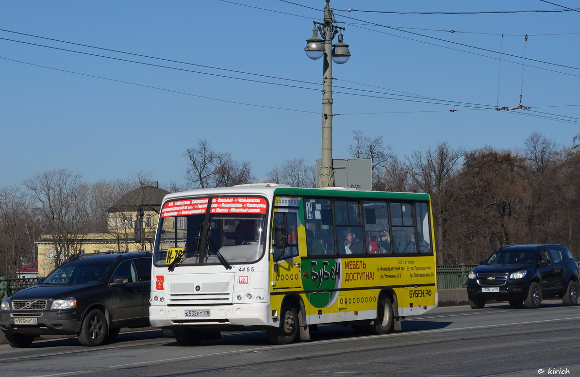 Санкт-Петербург, ПАЗ-320402-05 № n485