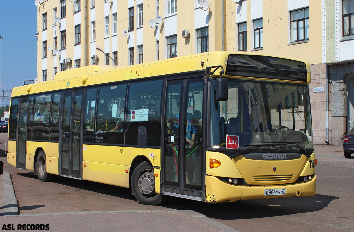 Ленинградская область, Scania OmniLink II (Скания-Питер) № 118