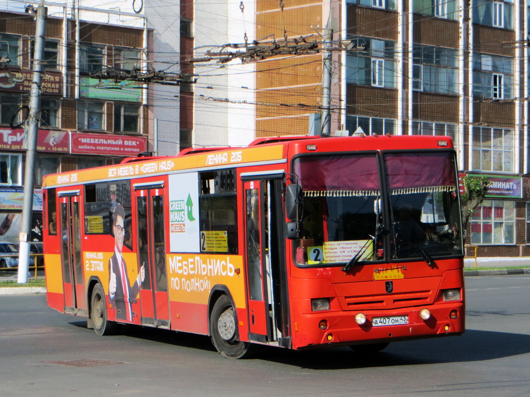 Кировская область, НефАЗ-5299-30-22 № А 407 ОН 43