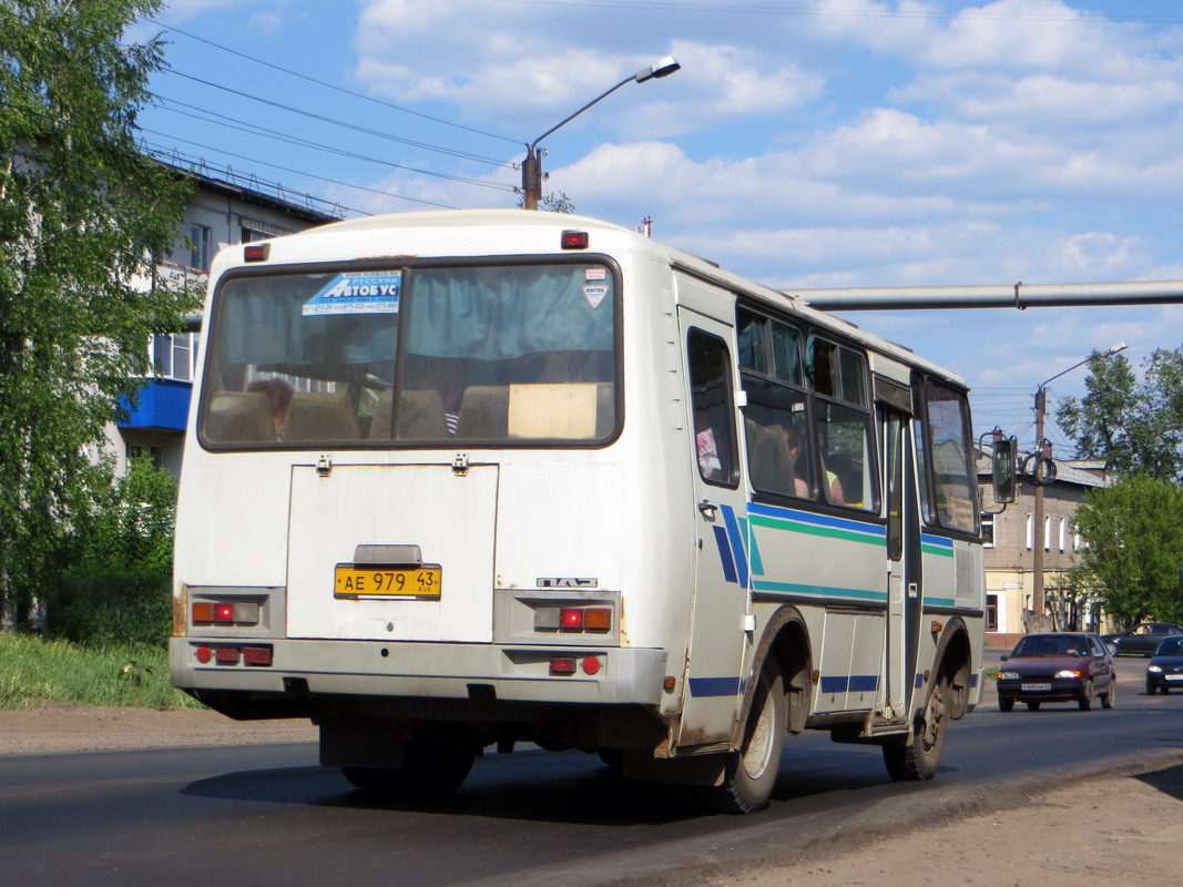 Кировская область, ПАЗ-32053-110-07 № АЕ 979 43