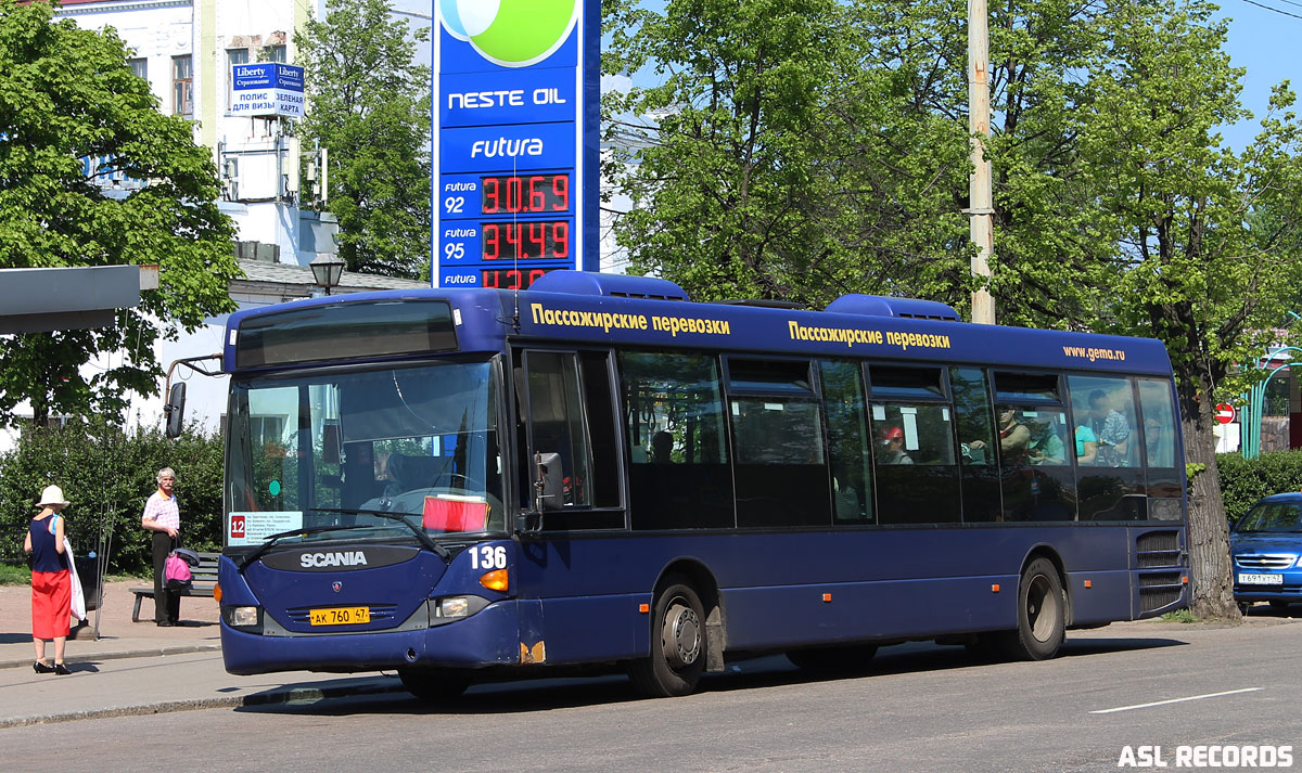 Ленинградская область, Scania OmniLink I (Скания-Питер) № 136