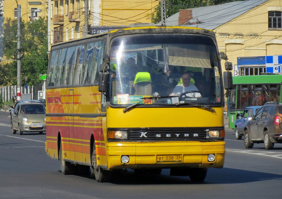 Владимирская область, Setra S215HD № ВТ 038 33