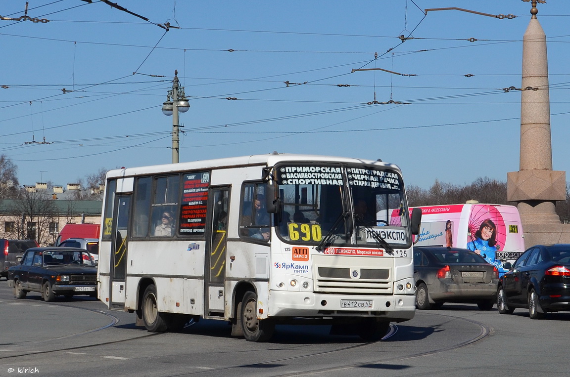 Санкт-Петербург, ПАЗ-320402-03 № 125