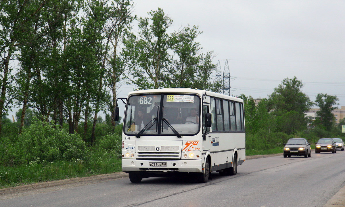 Ленинградская область, ПАЗ-320412-05 № 9106