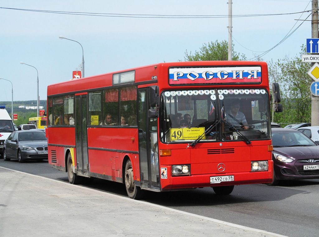 Пермский край, Mercedes-Benz O405 № Т 492 СВ 59