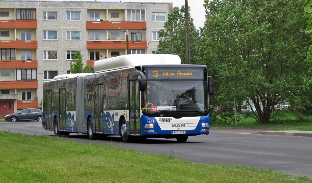 Észtország, MAN A23 Lion's City G NG313 CNG sz.: 345