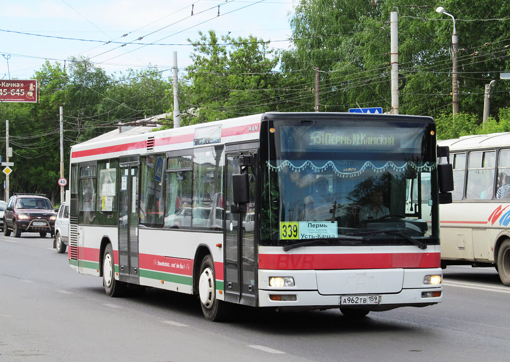 Пермский край, MAN A20 NÜ263 № А 962 ТВ 159