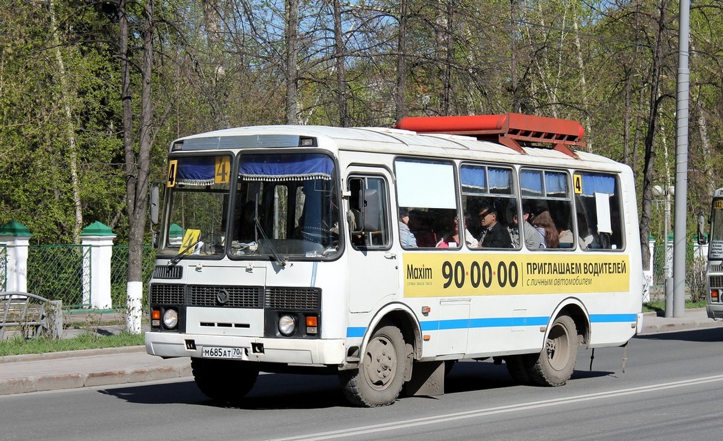 Томская область, ПАЗ-32054 № М 685 АТ 70