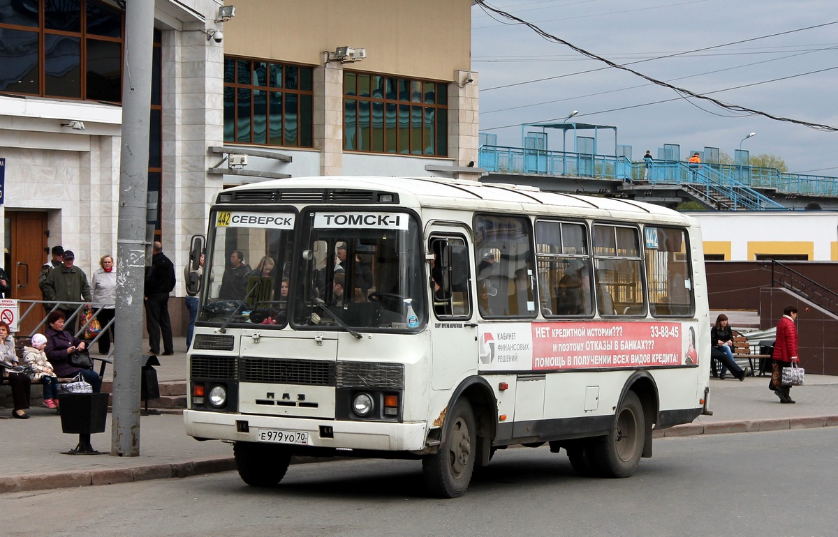 Томская область, ПАЗ-32054 № Е 979 УО 70