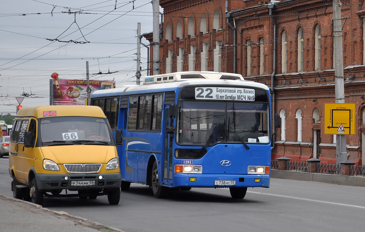 Омская область, ГАЗ-322131 (X78) № Р 744 МК 55