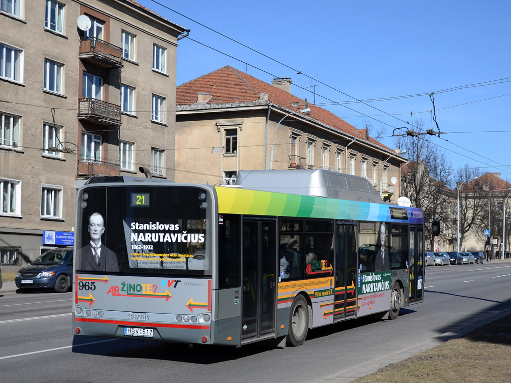 Литва, Solaris Urbino III 12 CNG № 965