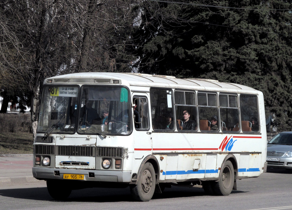 Воронежская область, ПАЗ-4234 № АУ 905 36