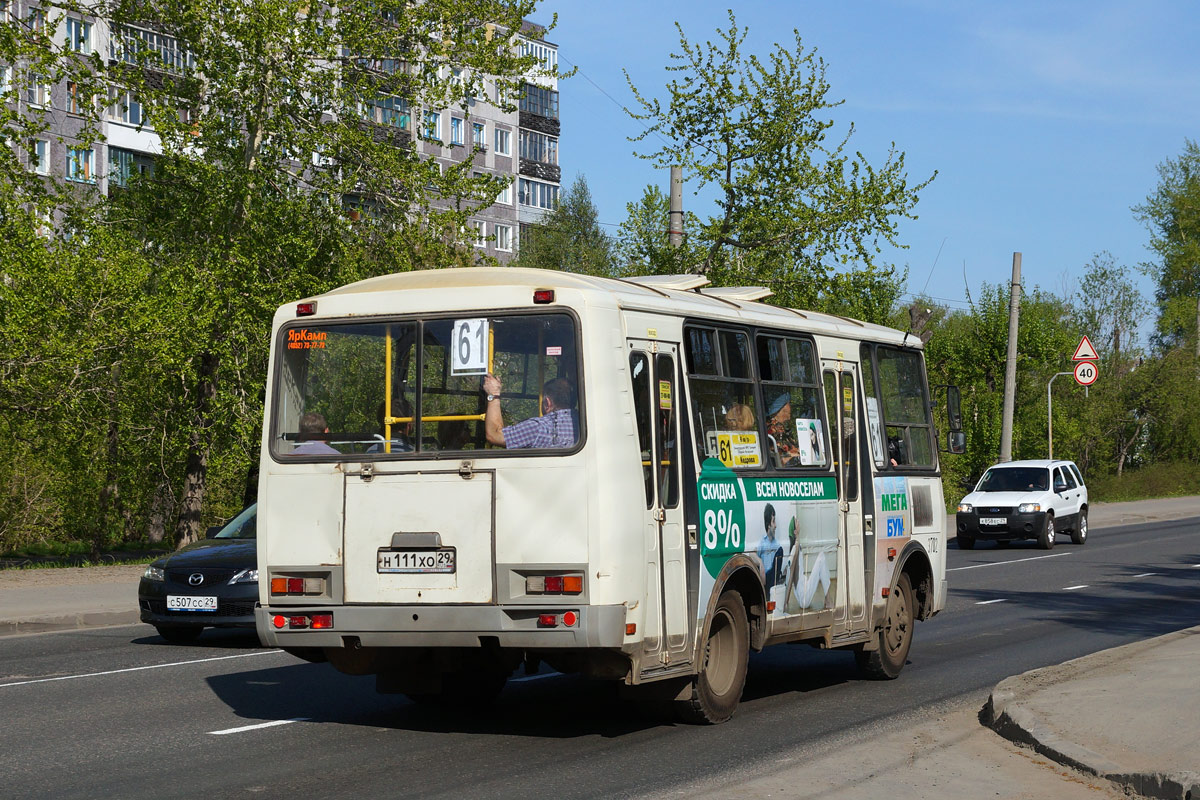 Архангельская область, ПАЗ-32054 № 3702