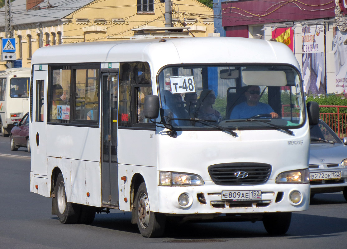 Нижегородская область, Hyundai County LWB C09 (ТагАЗ) № Е 809 АЕ 152