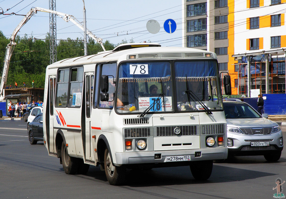 Нижегородская область, ПАЗ-32054-110-07 № М 278 ММ 152