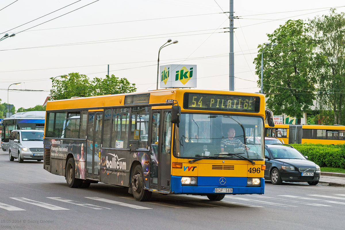 Литва, Mercedes-Benz O405N2 № 496