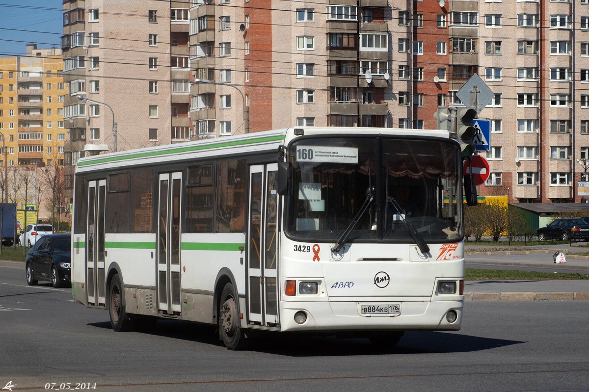 Санкт-Петербург, ЛиАЗ-5293.53 № 3429