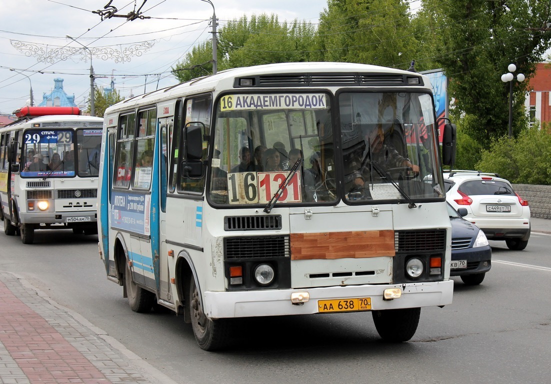 Томская область, ПАЗ-32054 № АА 638 70