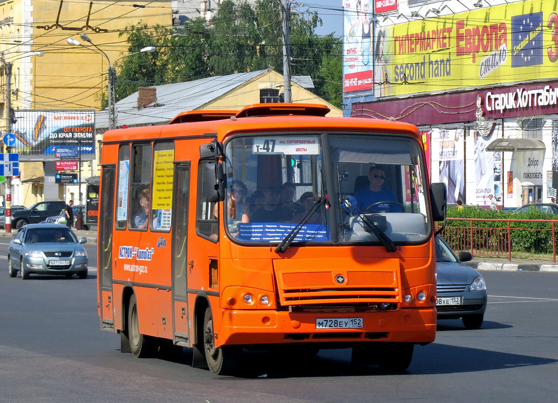 Нижегородская область, ПАЗ-320302-08 № М 728 ЕУ 152