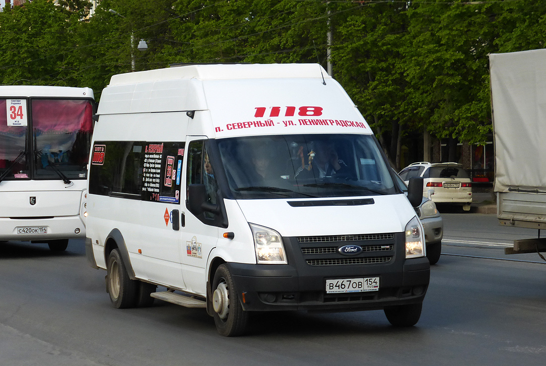 Новосибирская область, Нижегородец-222709  (Ford Transit) № В 467 ОВ 154