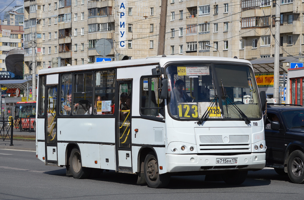 Санкт-Петербург, ПАЗ-320402-03 № 110