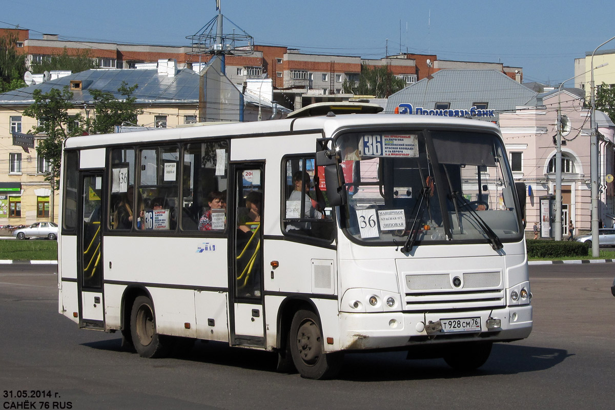 Ярославская область, ПАЗ-320402-03 № Т 928 СМ 76