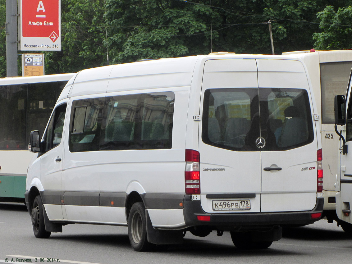 Санкт-Петербург, Луидор-22360C (MB Sprinter) № К 496 РВ 178