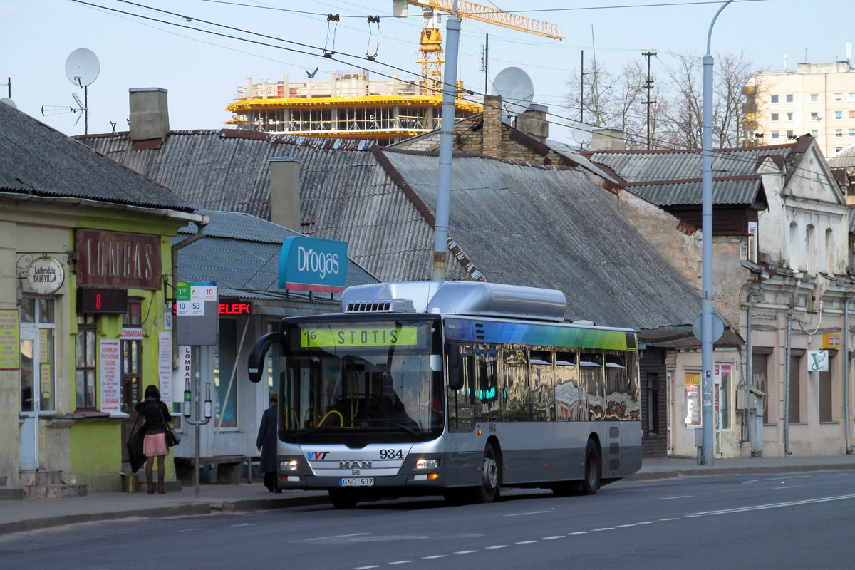 Литва, MAN A21 Lion's City NL273 CNG № 934