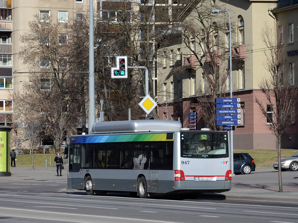 Литва, MAN A21 Lion's City NL273 CNG № 947