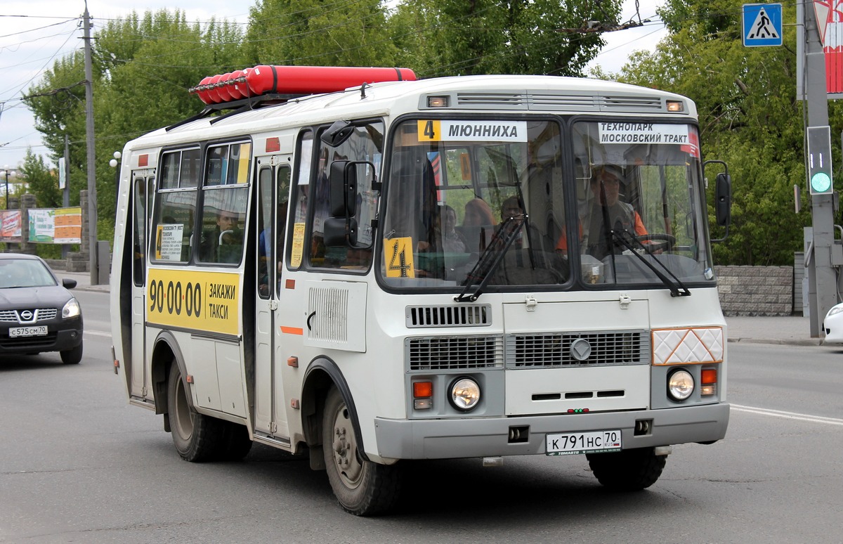 Томская область, ПАЗ-32054 № К 791 НС 70