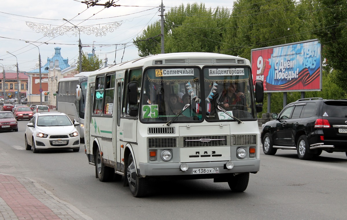 Томская область, ПАЗ-32054 № К 138 ОХ 70