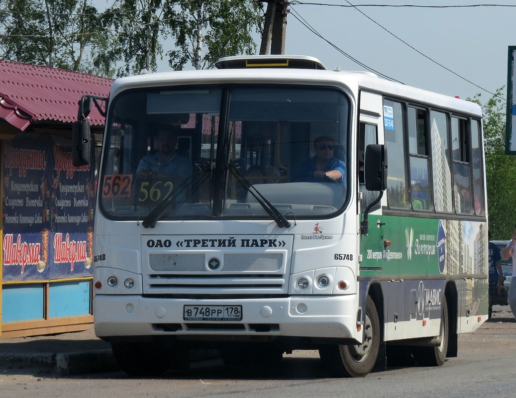 Санкт-Петербург, ПАЗ-320402-05 № В 748 РР 178