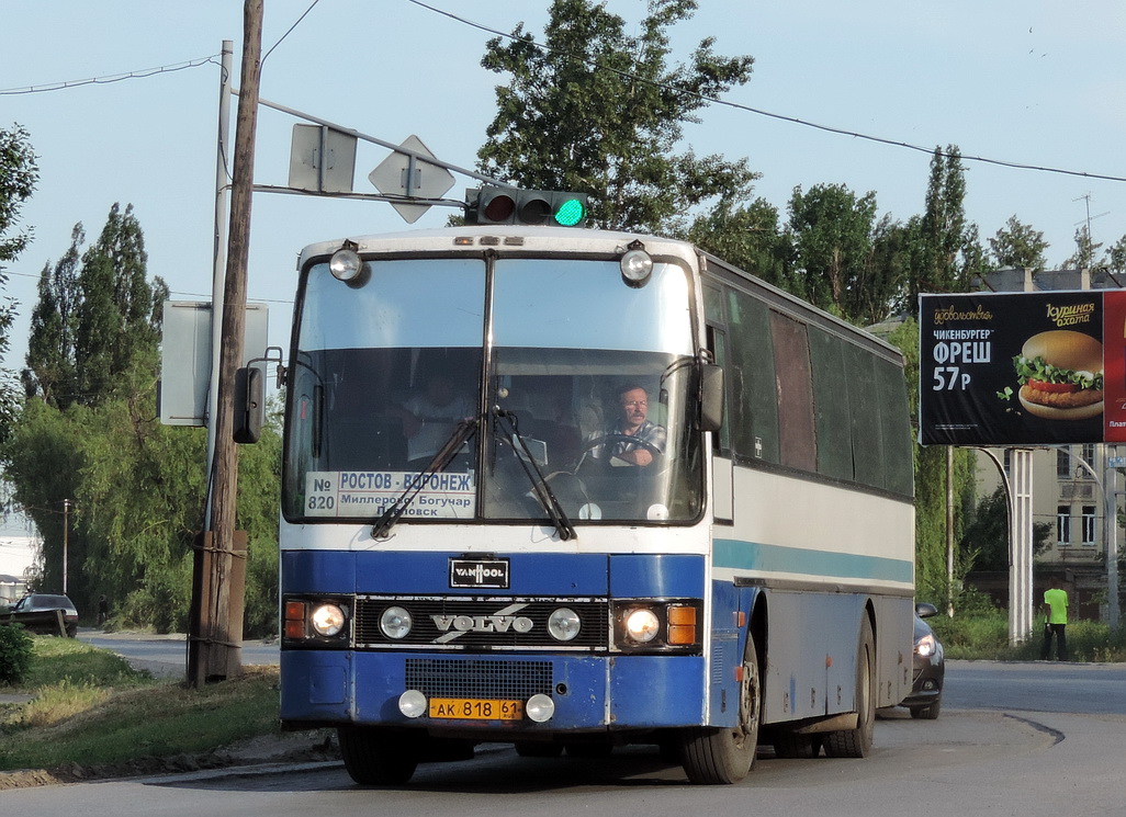 Rostov region, Van Hool T8 Alizée 260 № АК 818 61