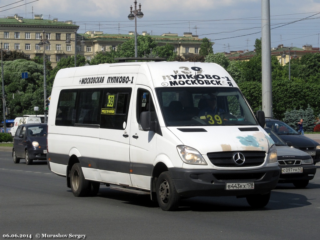 Санкт-Петербург, Луидор-22360C (MB Sprinter) № В 443 КХ 178