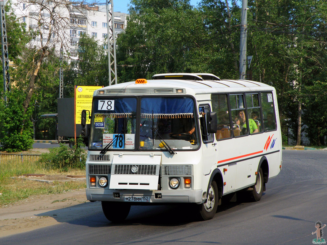 Нижегородская область, ПАЗ-32054-110-07 № М 278 ММ 152